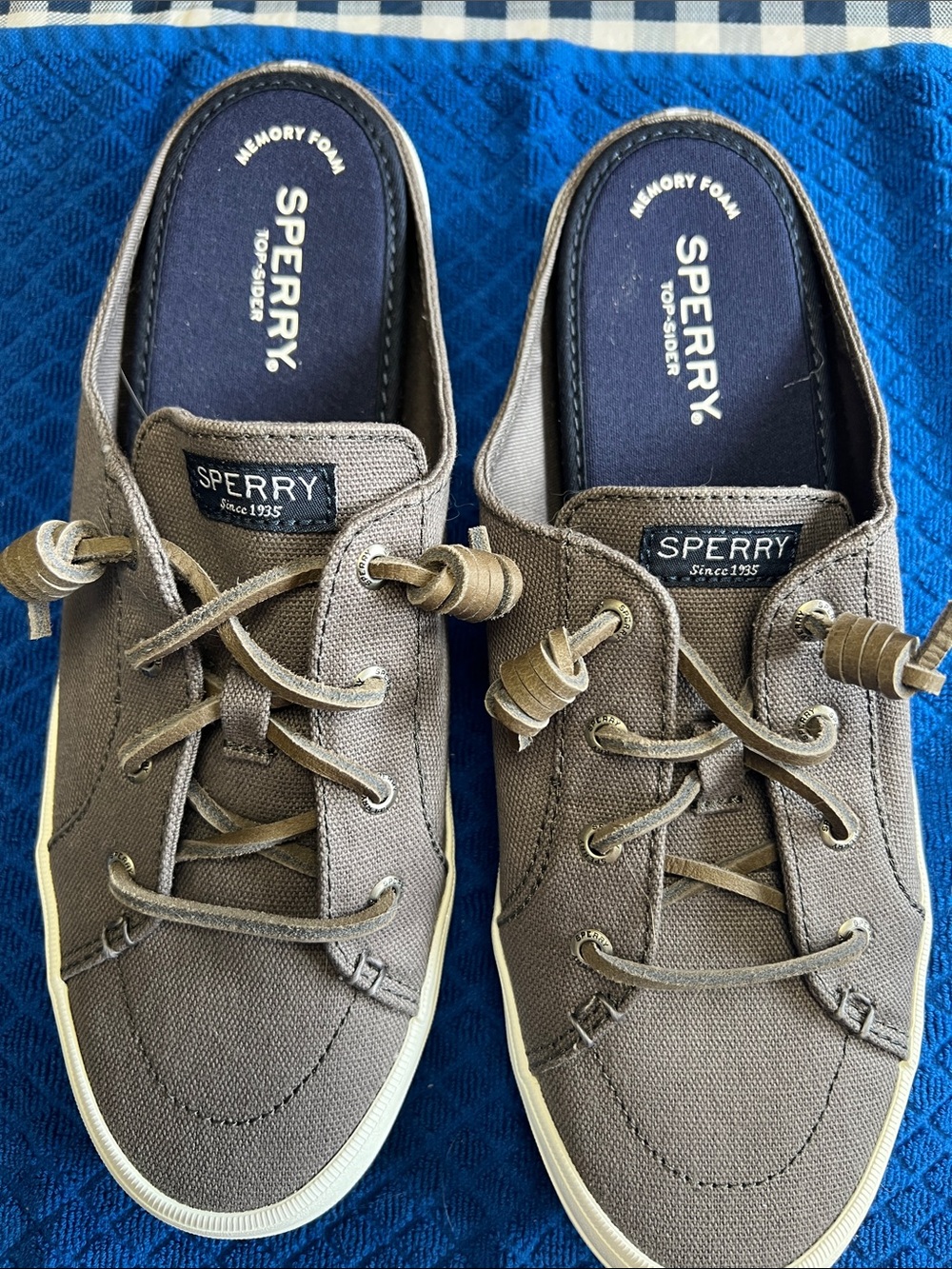 Sperry Women's Crest Vibe Mule- Gray